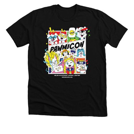 PAWmicon 2026, a Solid Black Blend Premium Unisex Tee