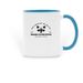 Mug, a Light Blue Two-Tone Ceramic Mug
