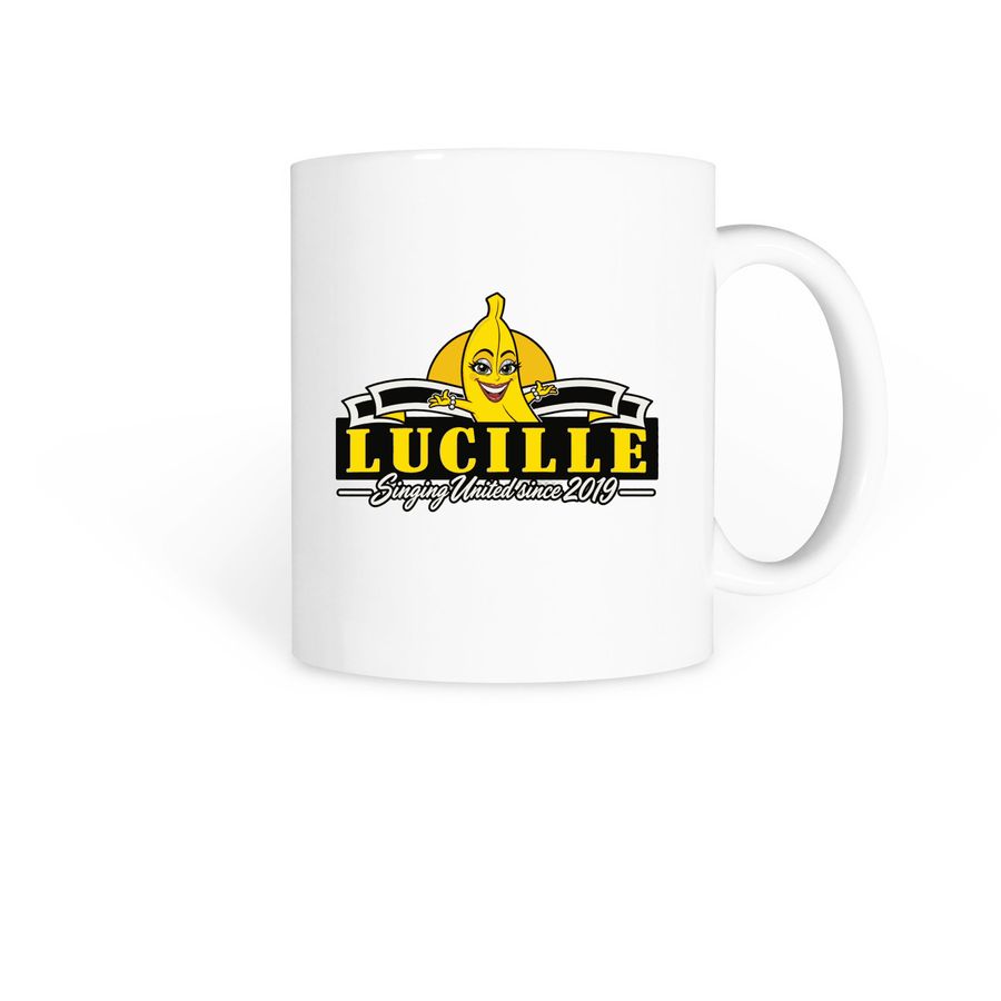 A Cup of Bananas, a White Coffee Mug