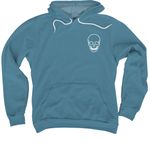 A Piece of Cake, a Heather Deep Teal Premium Pullover Hoodie (back-view)