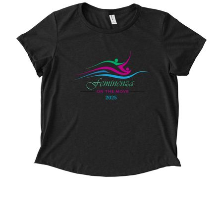 Feminenza on the Move: May 2025, a Space Black Allmade Eco Triblend Women?s Scoop Neck Tee