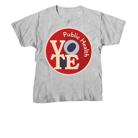 WPHA Vote Public Health, a Sport Grey Youth Unisex Tee