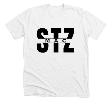 WHITE T DROP!, a Solid White Blend Premium Unisex Tee
