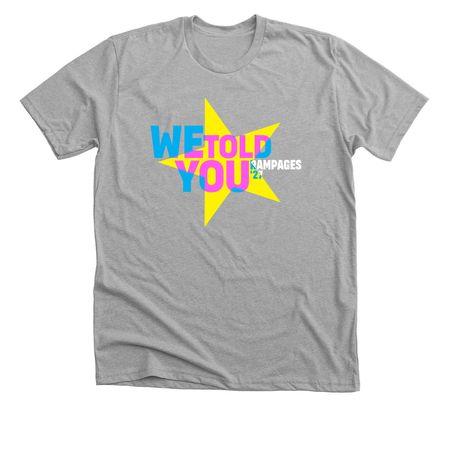 Rampages Yearbook 2026-2027, a Athletic Heather Premium Unisex Tee