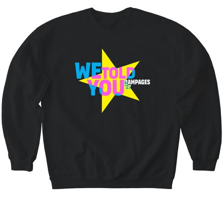 Rampages Yearbook 2026-2027, a Black Softstyle Crewneck Sweatshirt