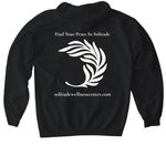 Solitude Team Uniform&nbsp;, a Black Gildan Softstyle Pullover Hoodie (back-view)