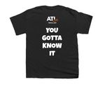Trivia: You Gotta Know It, a Black Youth Unisex Tee (back-view)