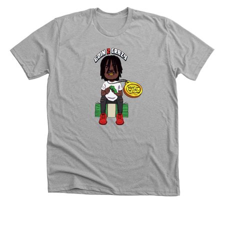 Goin2Crazy, a Athletic Heather Premium Unisex Tee