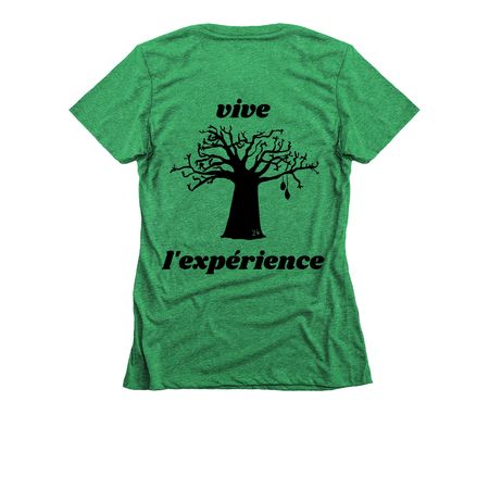 Vive Senegal 2026 (bl), a Kelly Green Women's Slim Fit Tee