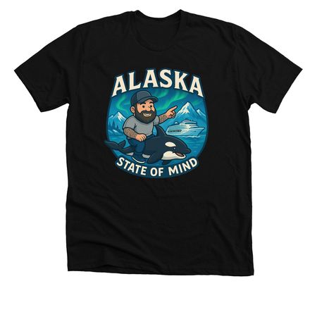 Ride the Orca!&nbsp;, a Solid Black Blend Premium Unisex Tee