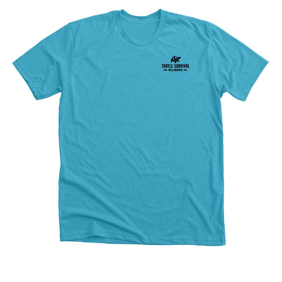 World Turtle Day? 2026 - TSA Logo, a Heather Aqua Premium Unisex Tee