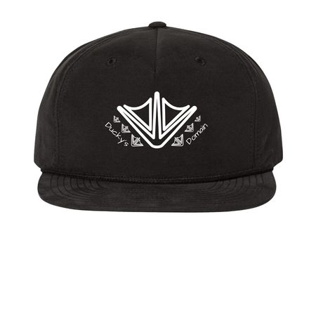 Webbed, a Black Printed Umpqua Snapback Cap