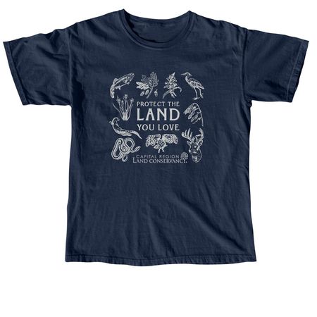Protect The Land You Love 2026, a True Navy Comfort Colors Unisex Tee