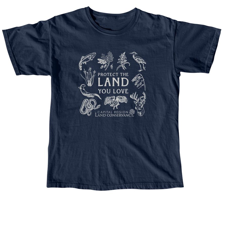 Protect The Land You Love 2026, a True Navy Comfort Colors Unisex Tee
