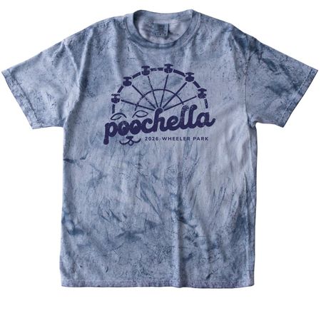Poochella 2026 T-Shirt, a Ocean Comfort Colors Colorblast Tee
