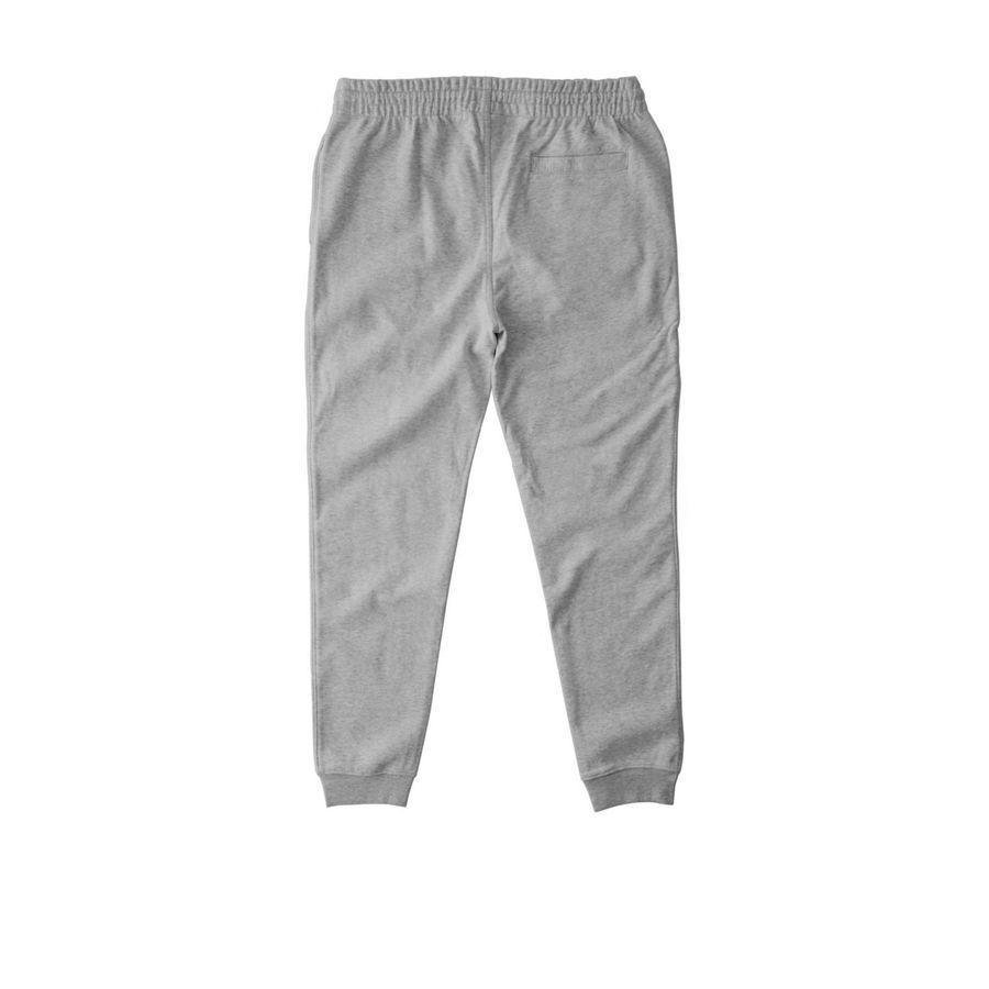 Chillax Pants., a Heather Grey Stanley/Stella Unisex Flyer Jogger (back-view)