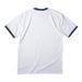 Doggers Baseball Club Tee&nbsp;, a White/ Navy Cotton Ringer Tee (back-view)