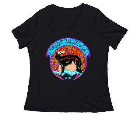 TTBC 2026 collectible Dia De Los Muertos, a Black Women's Relaxed V-Neck Tee