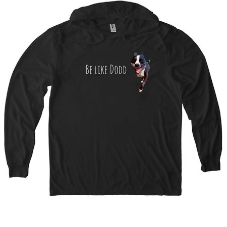 Be like Dodd, a Space Black Allmade Eco Triblend Hoodie Tee