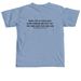 DS Awareness, a Washed Denim Comfort Colors Unisex Tee (back-view)