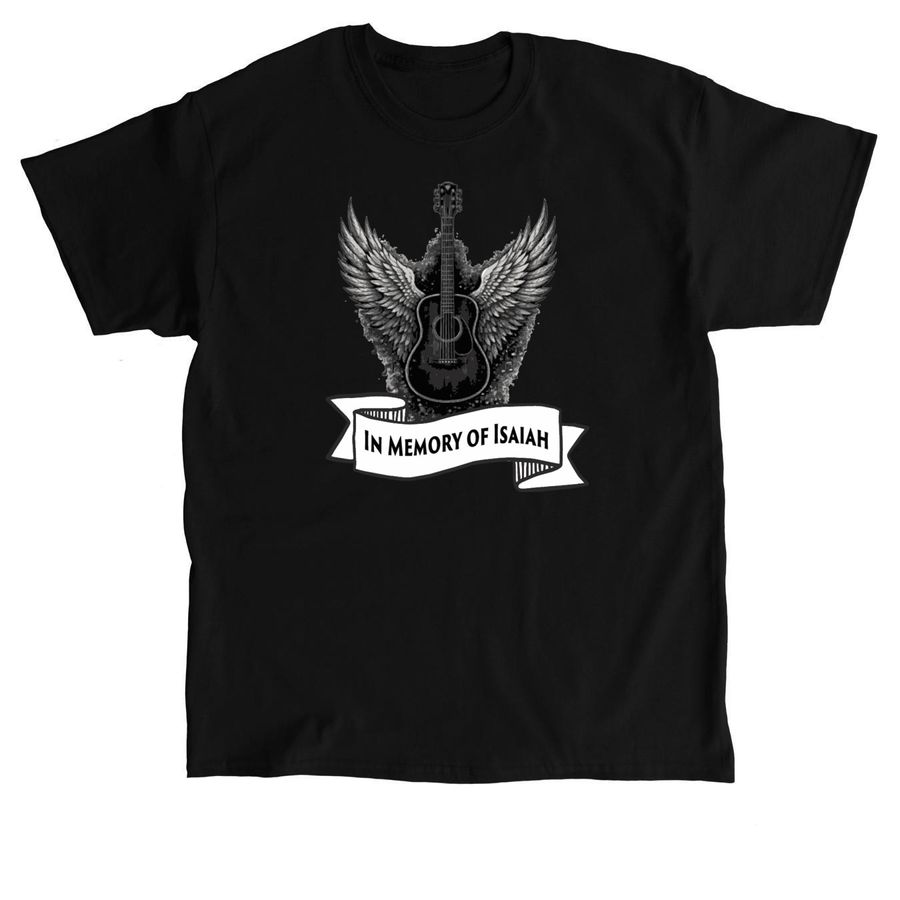 In Memory of Isaiah, a Black Classic Unisex Tee