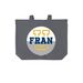 FranU Psychology Tote&nbsp;, a Storm Grey Cotton Canvas Tote Bag