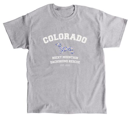 Collegiate Dachshund, a Sport Grey Classic Unisex Tee