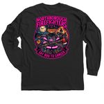 L3057 & The Ellie Fund, a Black Classic Long Sleeve Tee (back-view)
