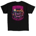 L3057 & The Ellie Fund, a Black Classic Unisex Tee (back-view)