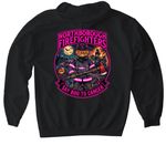 L3057 & The Ellie Fund, a Black Gildan Softstyle Pullover Hoodie (back-view)