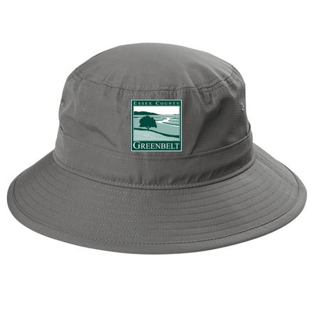 Greenbelt Retro Logo Hat Collection, a Sterling Grey Printed UV Bucket Hat