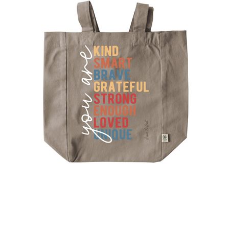 Believe in Yourself, a Pumice Recycled Cotton Tote Bag