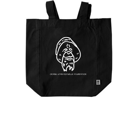 New Tote Bag, a Black Recycled Cotton Tote Bag