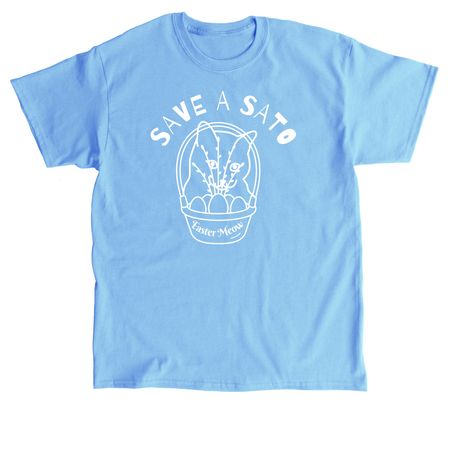 SAVE A SATO SPRING 2025, a Carolina Blue Classic Unisex Tee