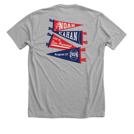 Noah Kahan&nbsp;San Francisco&nbsp;Merch, a Athletic Heather Premium Unisex Tee