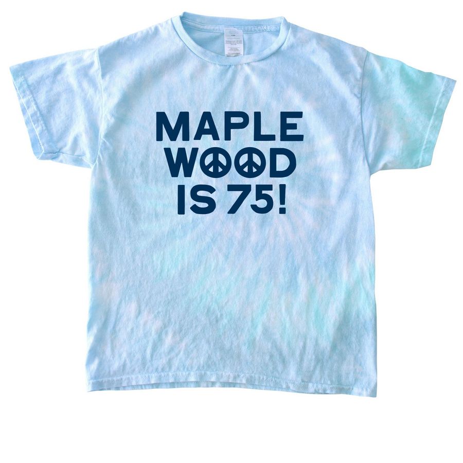 Maplewood is 75 Youth & Adult Shirt, a Lagoon Youth Tie Dye Tee