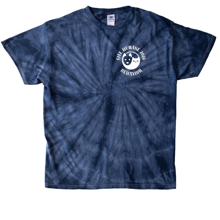 Training Humans To Speak Pet, a Navy Classic Tie Dye Tee
