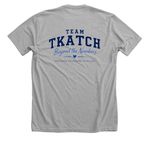 Team Tkatch Official Collection, a Athletic Heather Premium Unisex Tee (back-view)