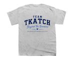 Team Tkatch Official Collection, a Sport Grey Youth Unisex Tee (back-view)