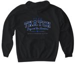 Team Tkatch Official Collection, a Black Gildan Softstyle Pullover Hoodie (back-view)