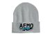 Beanies, a Heather Grey Printed Cuffed Beanie