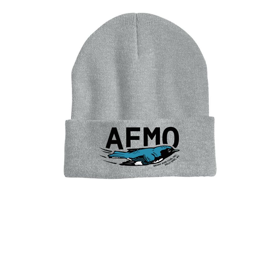 Beanies, a Heather Grey Printed Cuffed Beanie