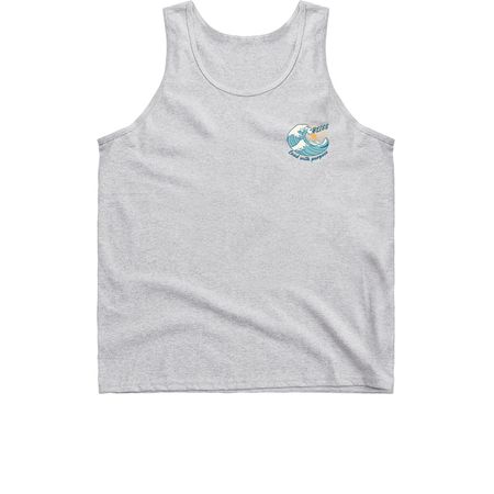 BLISS Wave Tee, a Sport Grey Classic Unisex Tank Top