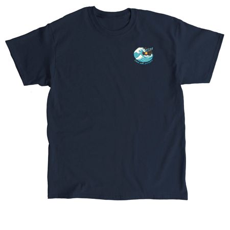 BLISS Wave Tee, a Navy Classic Unisex Tee