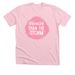 Stronger Than the Storm - Pink, a Heather Pink Premium Unisex Tee