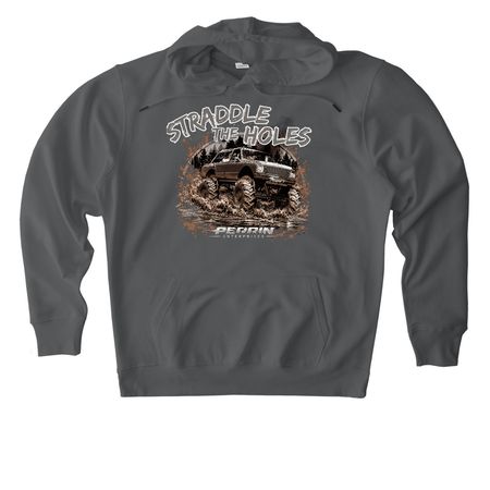 Straddle the Hole, a Anthracite Stanley/Stella Unisex Cruiser 2.0 Pullover Hoodie