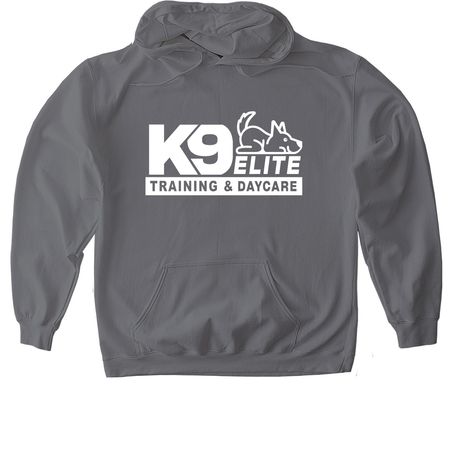 K9 Elite Gear, a Charcoal Gildan Softstyle Pullover Hoodie