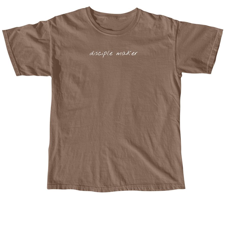 Disciple Maker Shirt, a Espresso Comfort Colors Unisex Tee