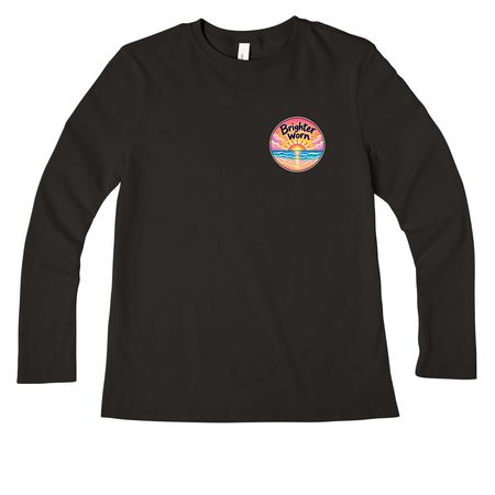Brighter Worn woman?s Winter&nbsp;, a Black Women?s Premium Long Sleeve Tee