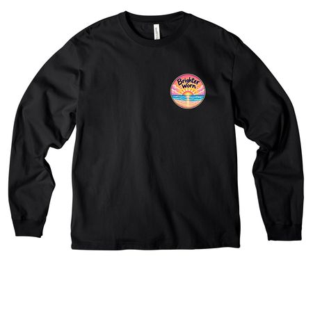 Brighter Worn woman?s Winter&nbsp;, a Black Unisex Heavyweight Long Sleeve Tee